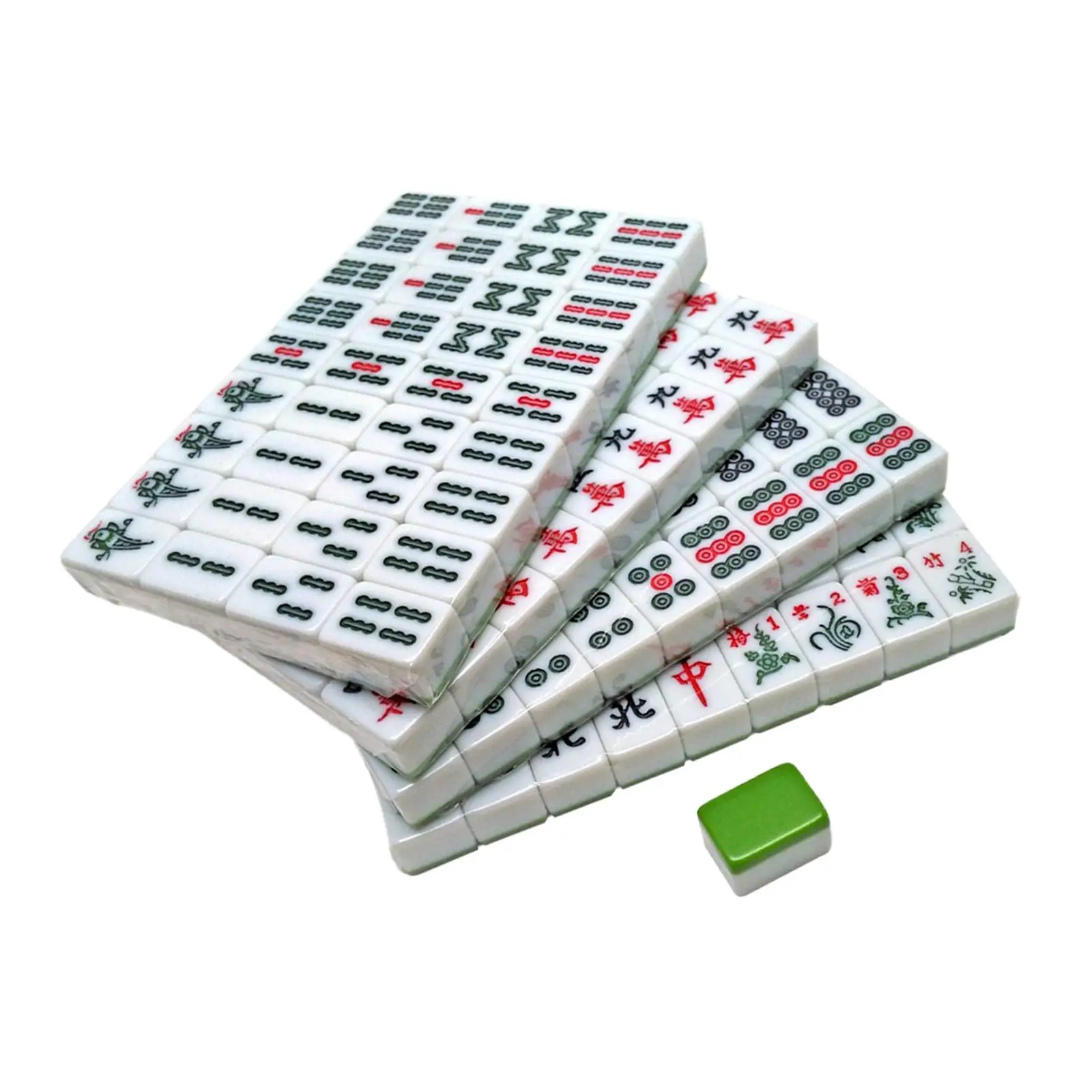Small Chinese Mahjong Game Set Board Game Majiang with Carrying Case and 2  Blank Tiles for Entertainment family game - AliExpress
