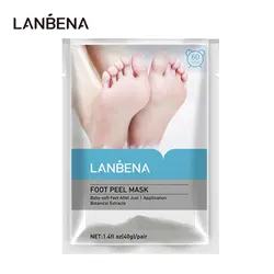 LANBENA Foot Mask Peeling for Legs Feet Mask Exfoliating Socks Scrub for Pedicure Anti Crack Heel Remove Skin Foot Patch