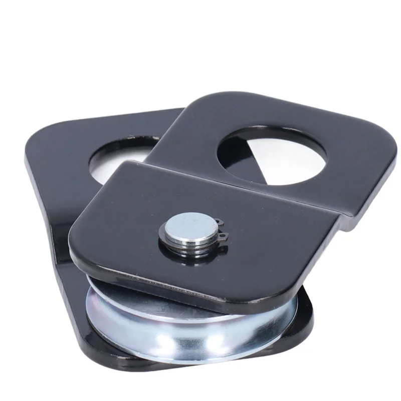 OFF Road 4 Ton Snatch Block for Heavy Duty Recovery Winch Snatch Block Towing Pulley for Truck Tractor ATV UTV Black