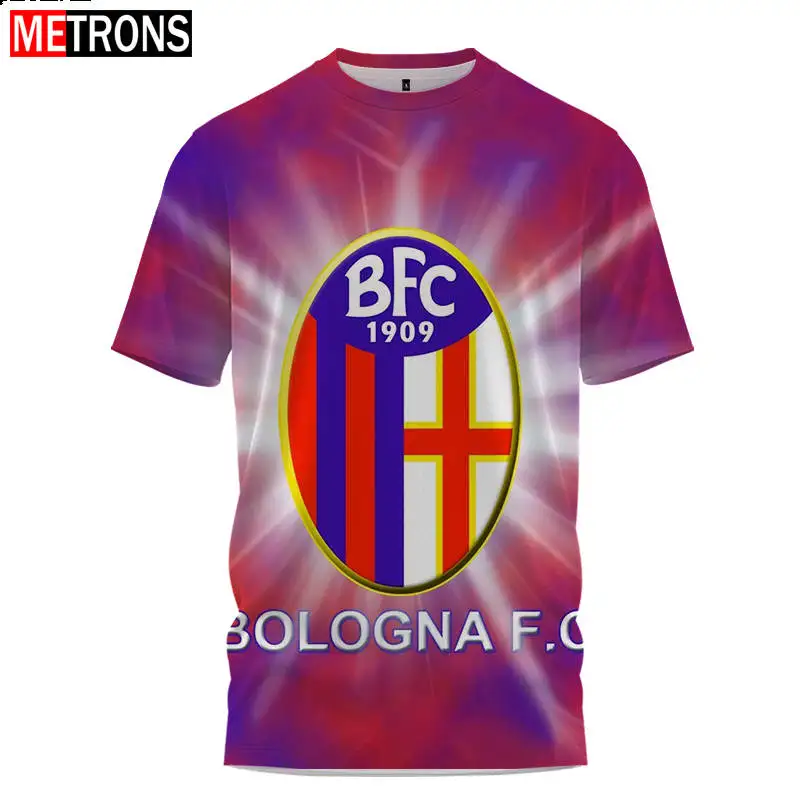 

2023 Summer New Couple Short Sleeve Summer Colorful Poster Logo 3D Digital Print Men's and Women's Street Style Round Neck Top