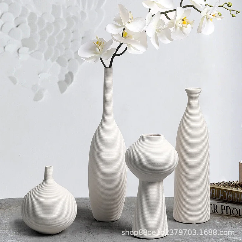 Ceramic Vase Decoration Advanced Sense Flower Arrangement Ins Wind Wine Cabinet Home Decoration 4