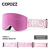 New Magnetic Ski Goggles Quick-Change Anti-fog UV400 Snowboard Goggles Professional Double Layer Lens Ski Eyewear For Men Women 2