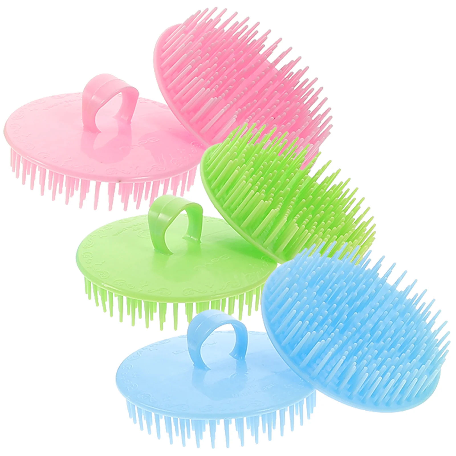 

6pcs Hair Scalp Massager Adults Shampoo Brush Scalp Brush Shower Scalp Scrubber
