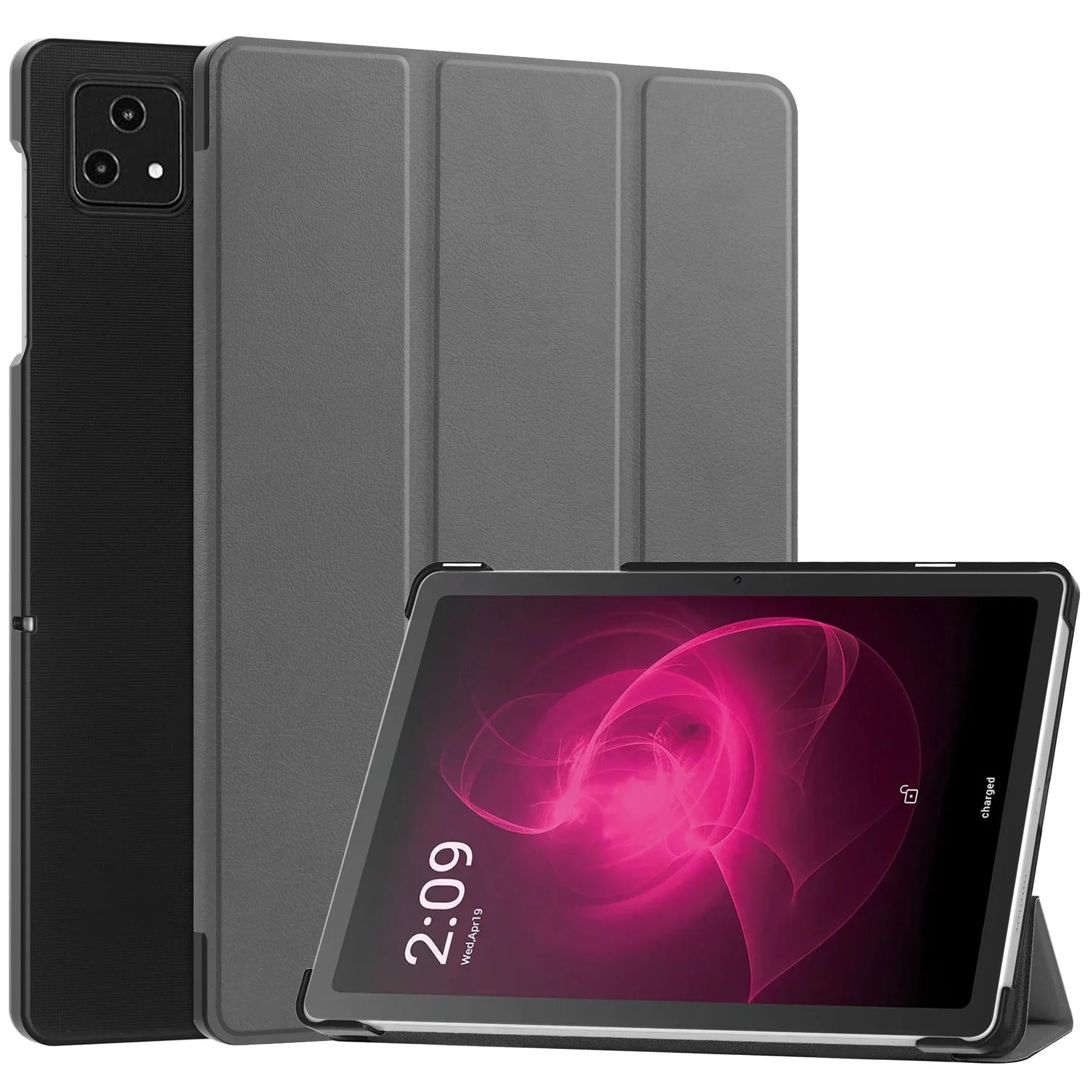 Premium 10.36-Inch Tablet Cover with Auto Sleep/Wake Function and Triple-Fold PU Leather Flip Stand