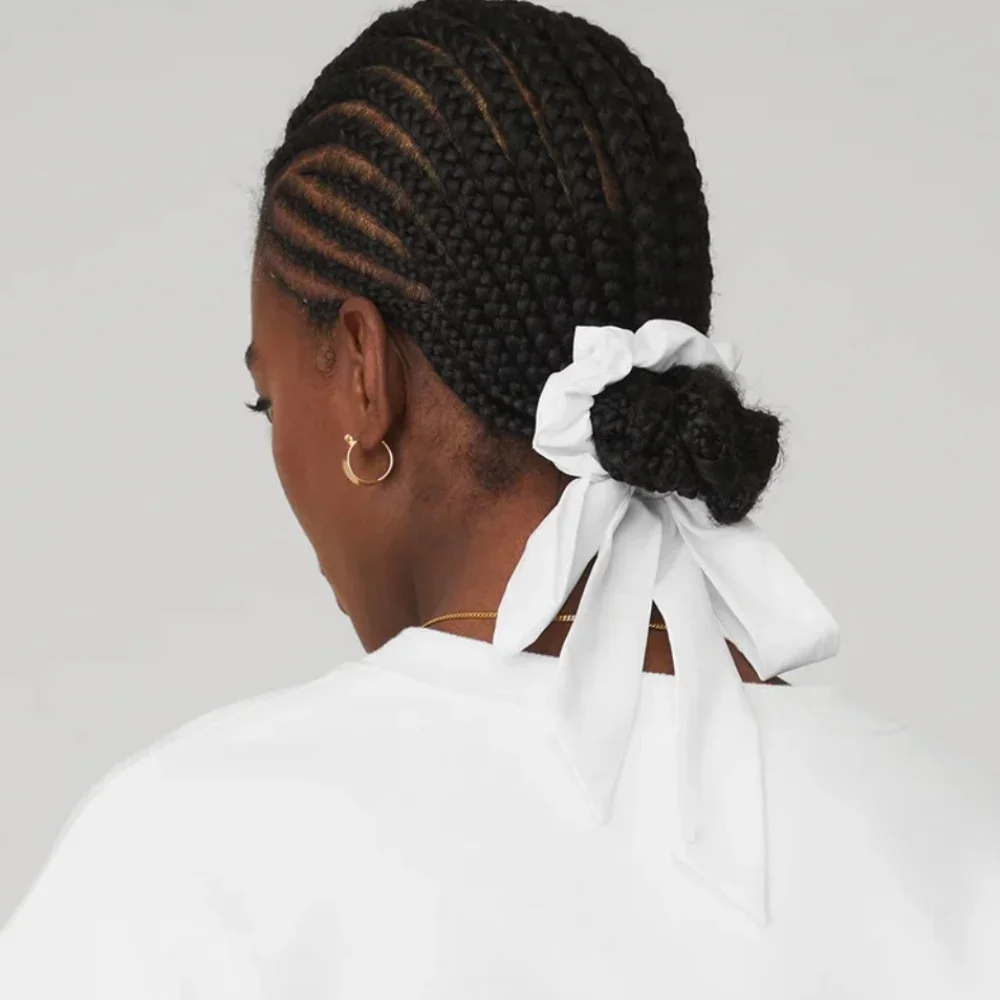 

al Moisture-wicking sports headband bow yoga headband