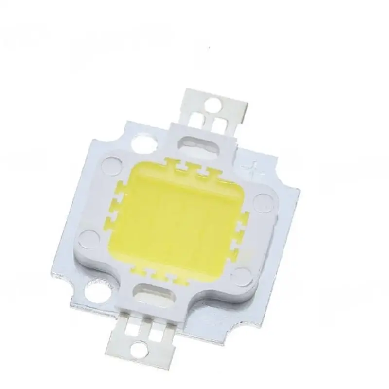 AWAH 10개 10W LED 칩 전구 10W LED 램프 조명 화이트 고출력 투광등용