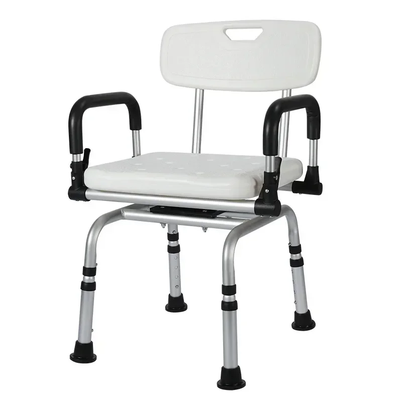 Rotatable Bath Chair  High LoadBearing NonSlip Shower Stool with Thickened Aluminum Alloy for Elderly Comfort Shower Seat  Best 6