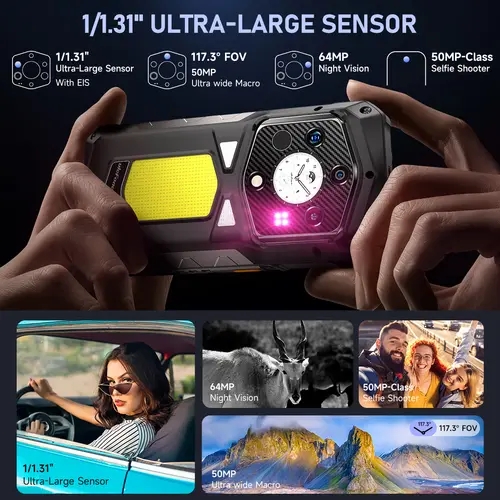 World Premiere Ulefone Armor 29 Pro Thermal Version 5G AI Rugged Phone 21200mAh 120W 64MP Night Vision 6.67" 120Hz 512GB ROM - Image 2