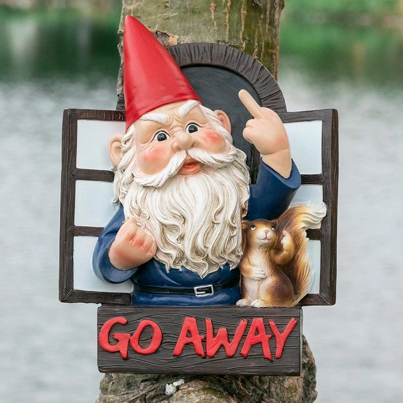 Acheter Figurines miniatures de porte Gnome féerique, maison d