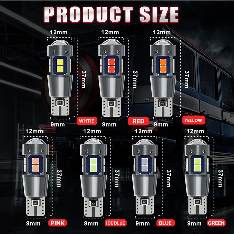 10x ���� �����Ʈ T10 W5W 168 192 LED Canbus ���� ���� 3030 10SMD �ڵ� ���� ���̵� ����Ʈ ��Ŀ ���� ���� ���׸��� ���� ����