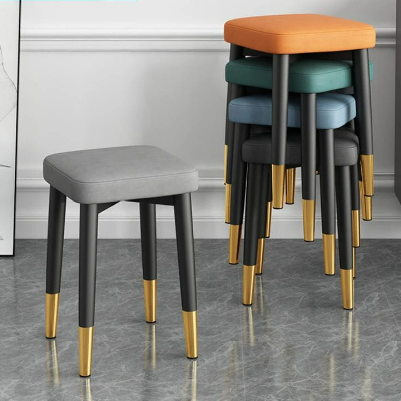 Light-Luxury-Stool-Can-Be-Stacked-Square-Stool-Living-Room-Stools ...