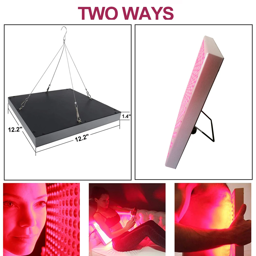 Red Light Therapy 660nm 45W LED 850nm Infrared Therapy Light For Skin Body Pain Relief
