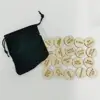 Useful Commemoration Tokens Unique Design Different Patterns Engraved Wooden Tokens  DIY Wooden Tokens Present 3