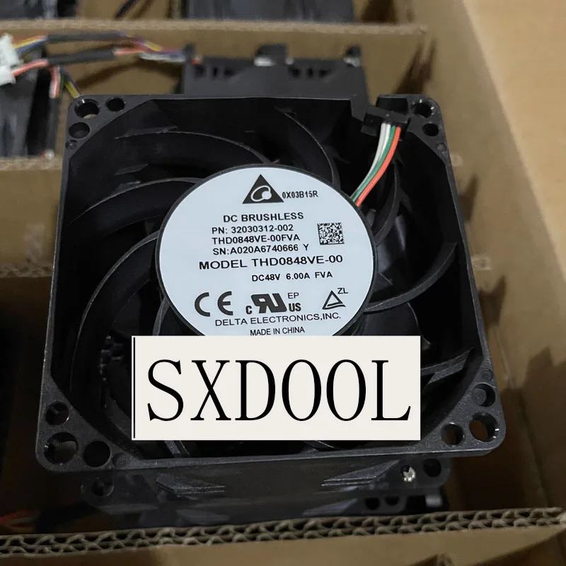 Nuovo Per Delta 8080 80Mm 8Cm Dc 12V 6.00A Thd0848Ve-00 Ultra Dual Motor Car Booster Fan Violento