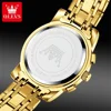 OLEVS Luxury Tourbillon Quartz Watch for Man Sports Men Watch Waterproof Luminous Stainless Steel Chronograph Men's Watches 2