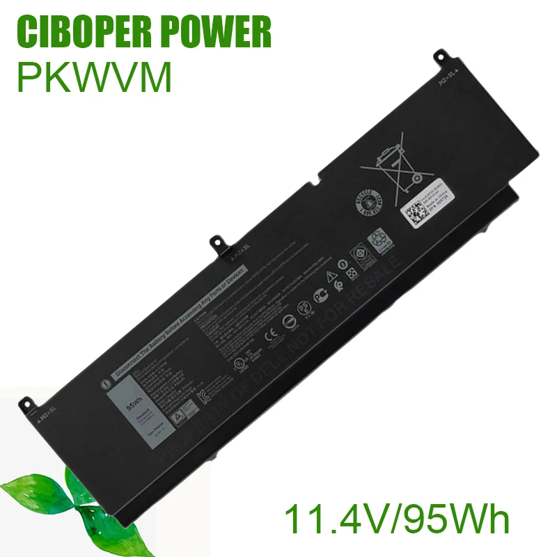 

CP Original Battery PKWVM C903V 95/68Wh For Precision 7550 7560 7750 7760 Mobile Workstation 68ND3 CR72X G5FJ8 J0VNR CR72X 17C06
