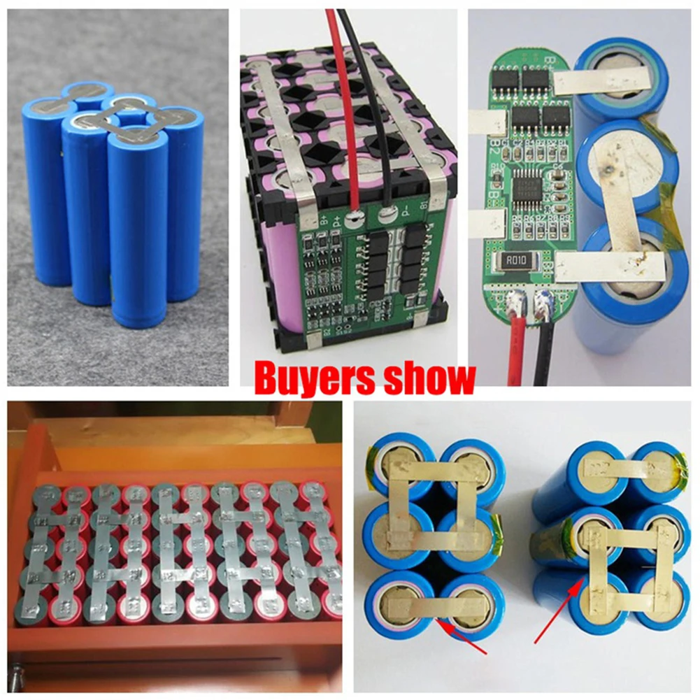 10m 18650 Li-ion Battery Nickel Sheet 1 Roll Nickel Plating Strip Nickel Plated Strip Taps for 0.1mm 0.2mm Battery Welder