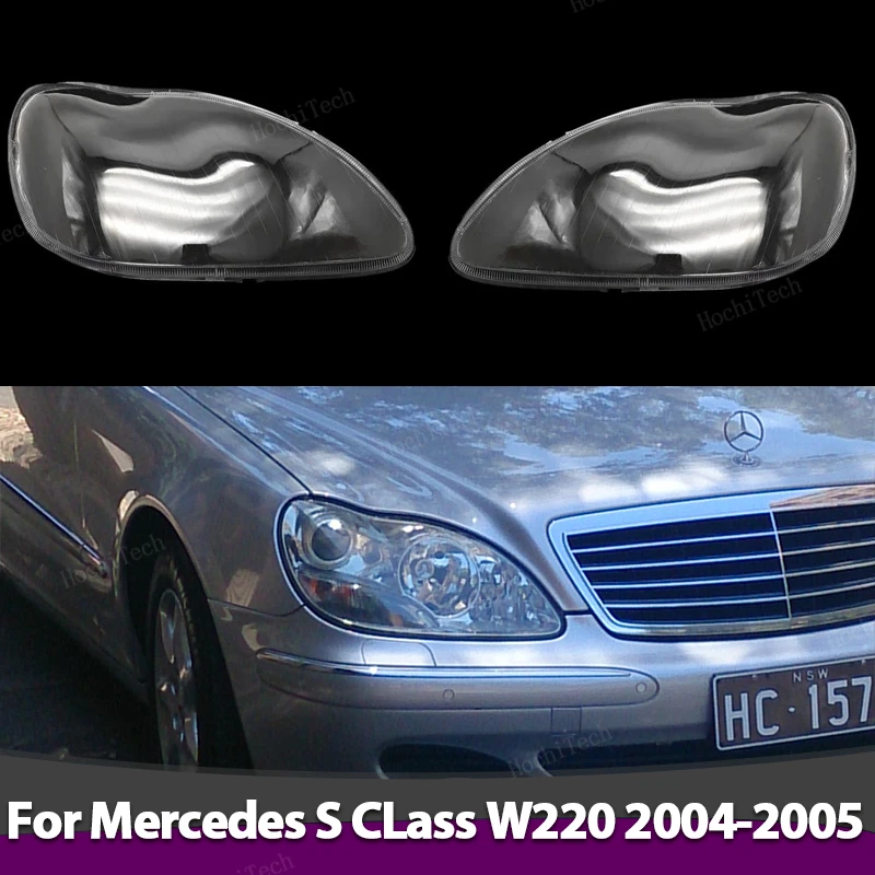 tampa-dianteira-transparente-da-lente-do-farol-auto-shell-abajur-do-farol-mercedes-benz-w220-classe-s-facelift-2004-05