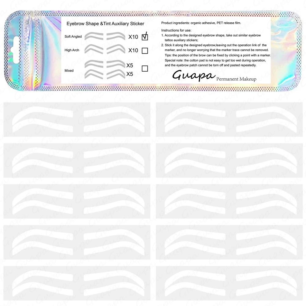 10Pairs Disposable Soft Angled Brow Shaping Guide for Airbrush Brow Shape Tape Microblading Eyebrow Auxiliary Stencil Sticker - AliExpress 10pairs-disposable-soft-angled-brow-shaping-guide-for-airbrush-brow-shape-tape-microblading-eyebrow-auxiliary-stencil-sticker-aliexpress