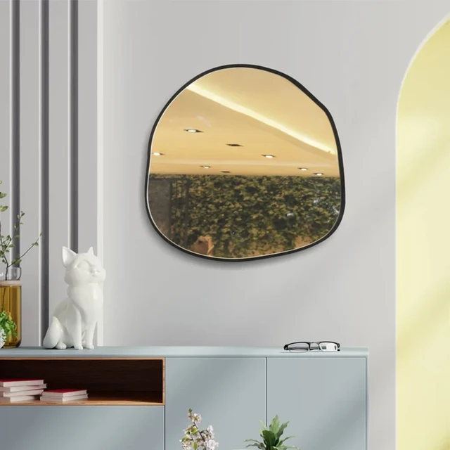 Shower Aesthetic Wall Mirror Bedroom Vintage Dressing Infinity Vintage  Mirror Nordic Compact Espejo Adhesivo Pared Home Decor - AliExpress