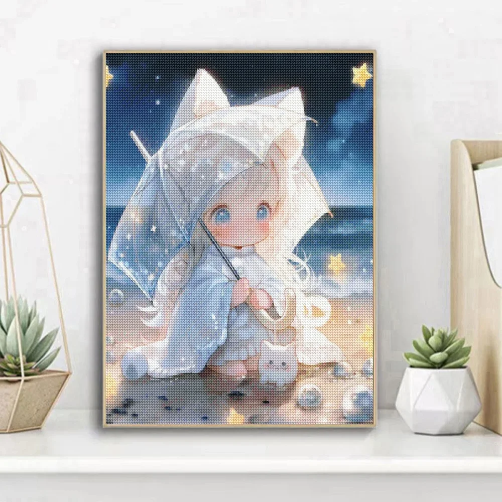 Diamond Painting Personnalisé - 45x45 Cm - Créez Votre œuvre Avec Votre Photo ! Kit Complet Inclus