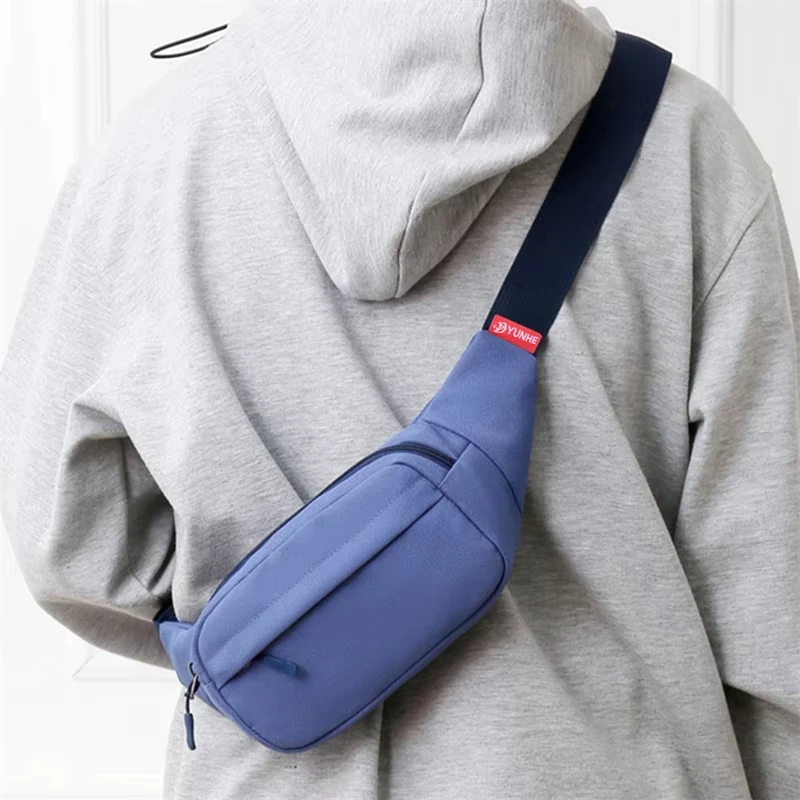 Men’s and Women’s Universal Models Waist Bag Fashion Crossbody Bags Sports Cell Phone Bags Solid Color Large Capacity Chest Bag Best Sellers In Luggage, Bags