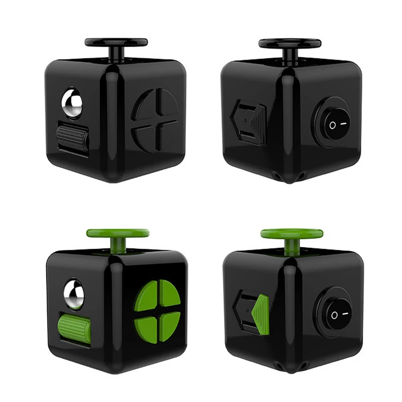 Novelty 6 Sides Dice Sensory Toys Stress Relief Antistress Anxiety Cubes Portable Decompression Toy for Children Adult New