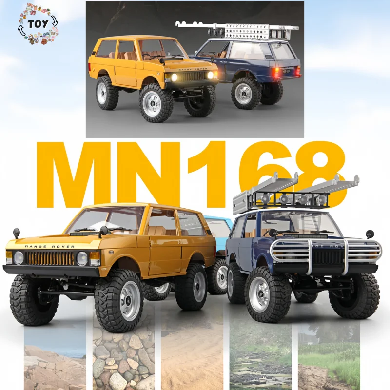 

Mn 168 New 1:12 First Generation Range Rover Rc Remote Control Vehicle All Terrain Crossing Climbing Vehicle With Door Bridge