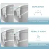 SAMODRA Bidet Attachment Ultra-Slim Toilet Seat Attachment Dual Nozzle Bidet Adjustable Water Pressure Non-Electric Ass Sprayer 3