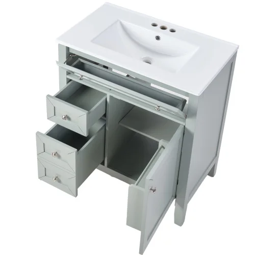 Solid Wood Bathroom Vanity 5