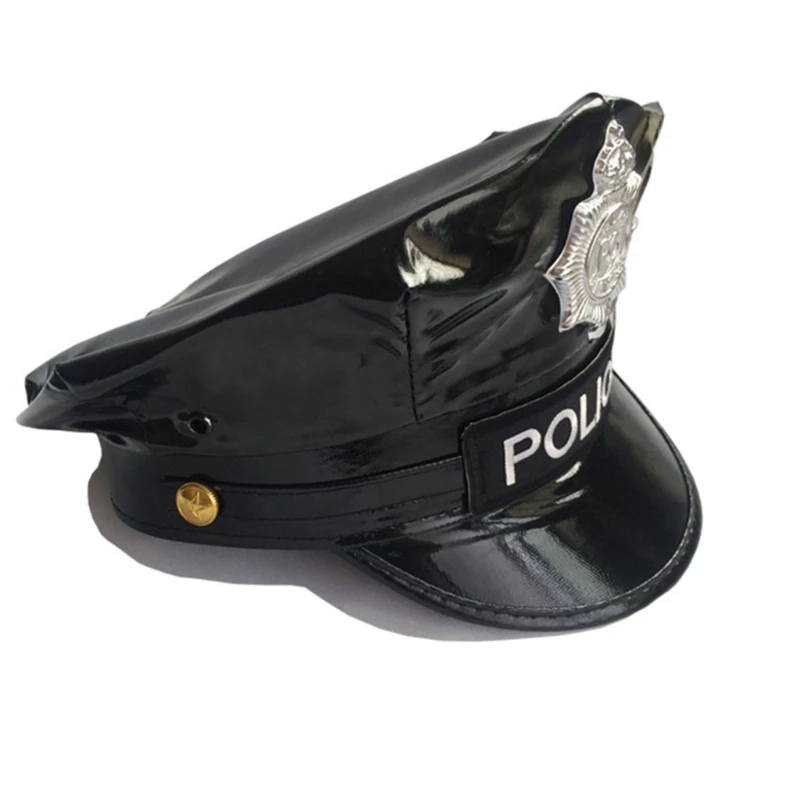 Costume Hat for police Officer Newsboy for Women Costume Halloween Party Props costume hat