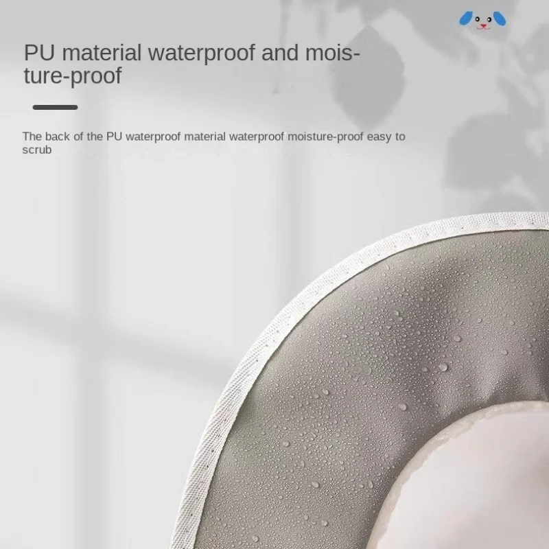 Soft Toilet Pad Winter Warm Universal Household Zipper Closestool Cushion Sets Waterproof Toilet Mats Toilet Seat Cover Washers 4