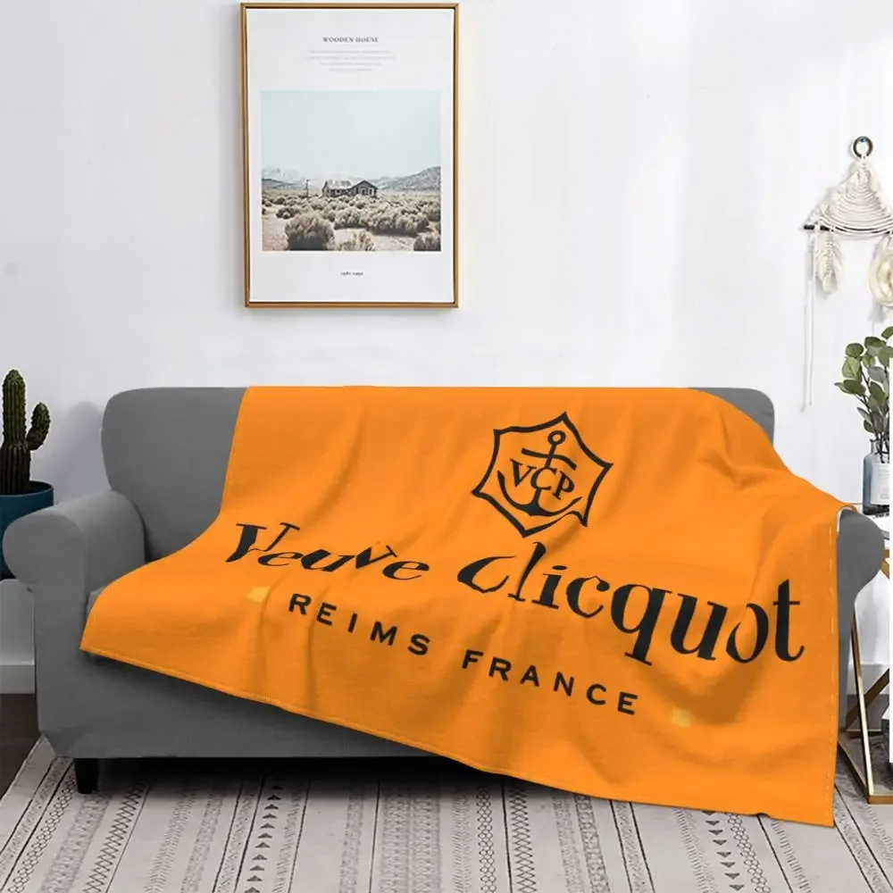 Comfort Veuve Clicquot Accessori Per Coperte Champagne Divano Coperta Decorativa Super Morbida Per I Viaggi 150X220Cm 59 X87In
