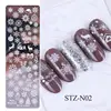 Festive Christmas Nails Stamping Plate Snowflakes Winter Holiday Joy Design Printing Stencil Templates Manicure Tool #Xmas-2022 1