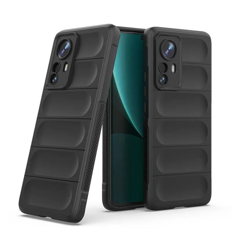 حافظة لهاتف Xiaomi 12 Pro لهاتف Xiaomi 12S Pro مقاس 6.73 بوصة ممتص للصدمات من السيليكون المطاطي لهاتف Xiaomi Mi 12 Lite 12 12S Pro Ultra