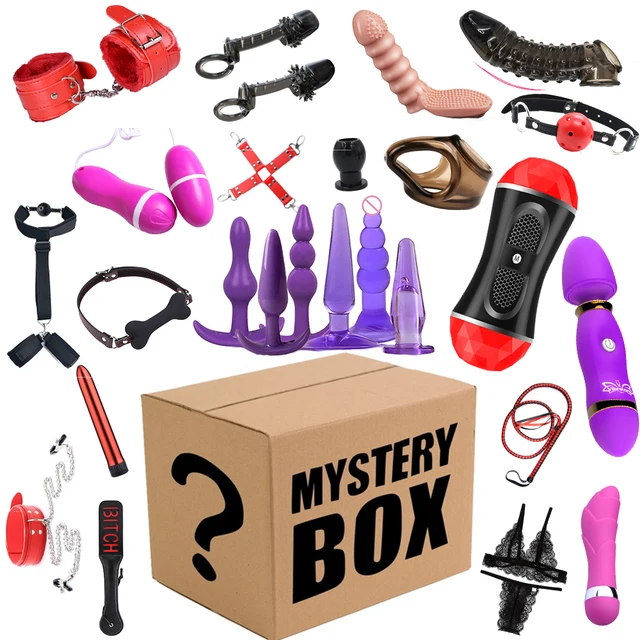 Dildo Vibrator Lucky Bag Surprise Mystery Box Adult Sex Toys For Women Men Couples Anal Clitoris Stimulator Masturbator Sex Shop 1