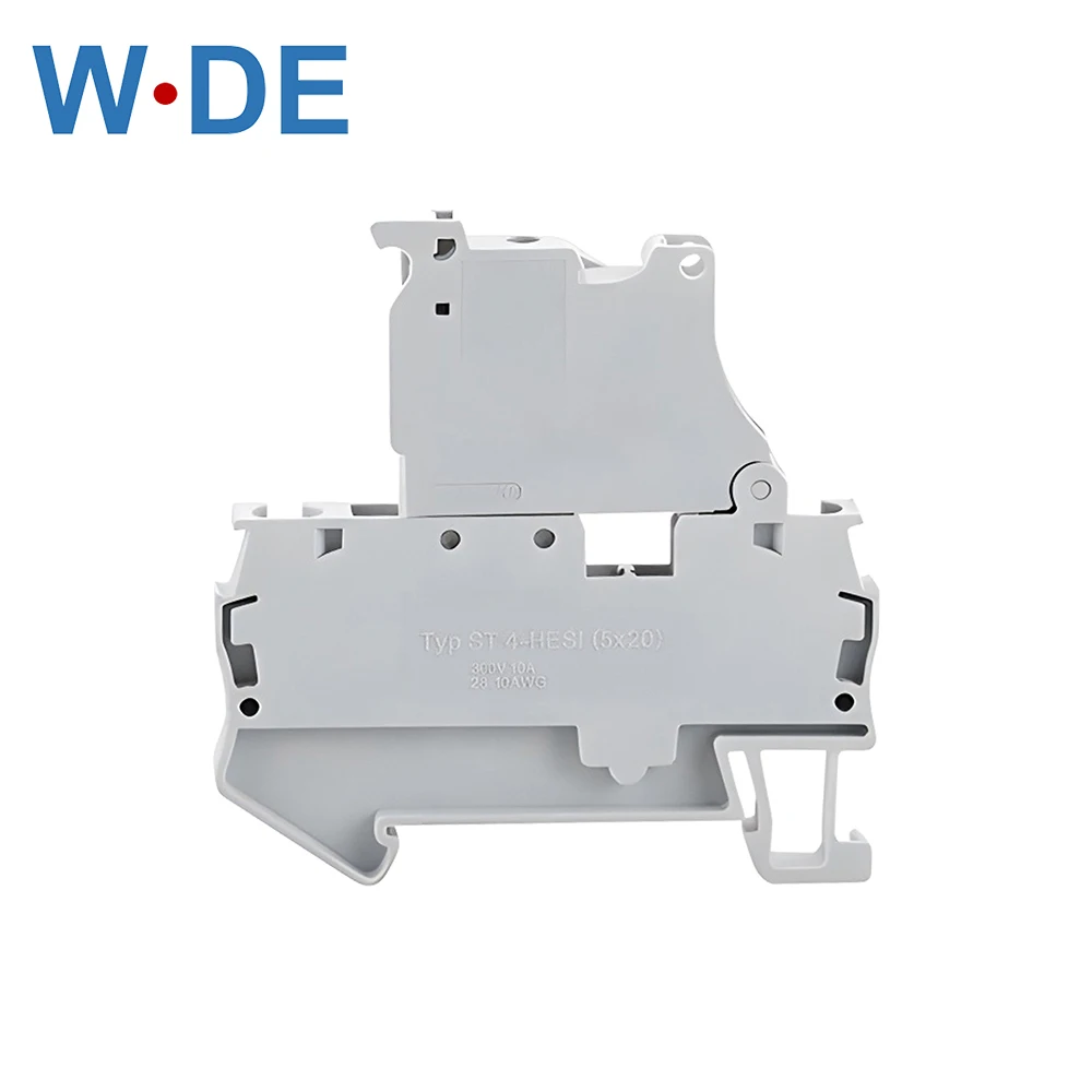 10Pcs ST 4-HESI 5X20 Fuse Terminal Block With Disconnect, 59% OFF
