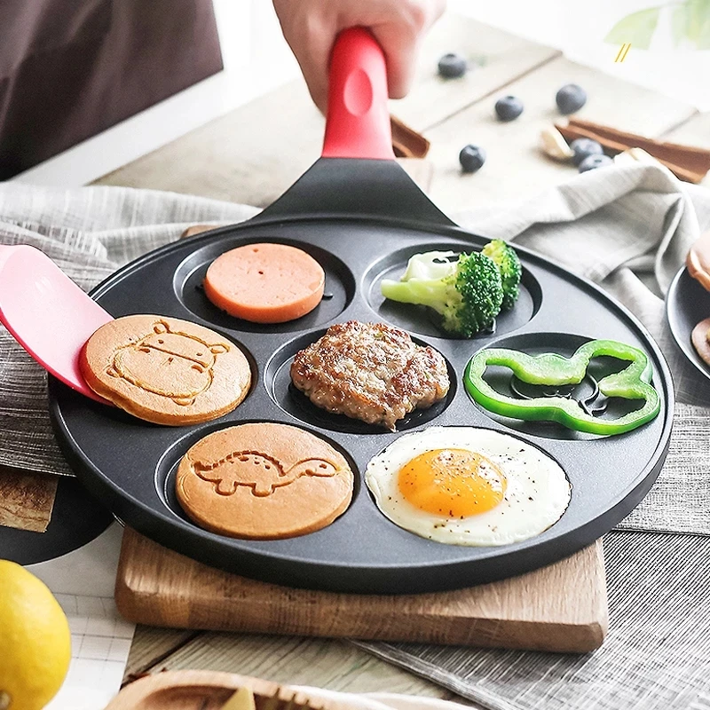 Pancake Molds for Kids, Mini Pancakes Maker Pancake Pan Nonstick Pancake  Griddle Grill Pan Mini Crepe Maker, Aluminum Alloy Pan