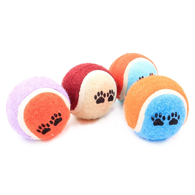 Training Tennis Ball Dog Practice Ball Durable School Club Competition Exercises Pet Chew Toy Sports Tournament Toy Supplies
