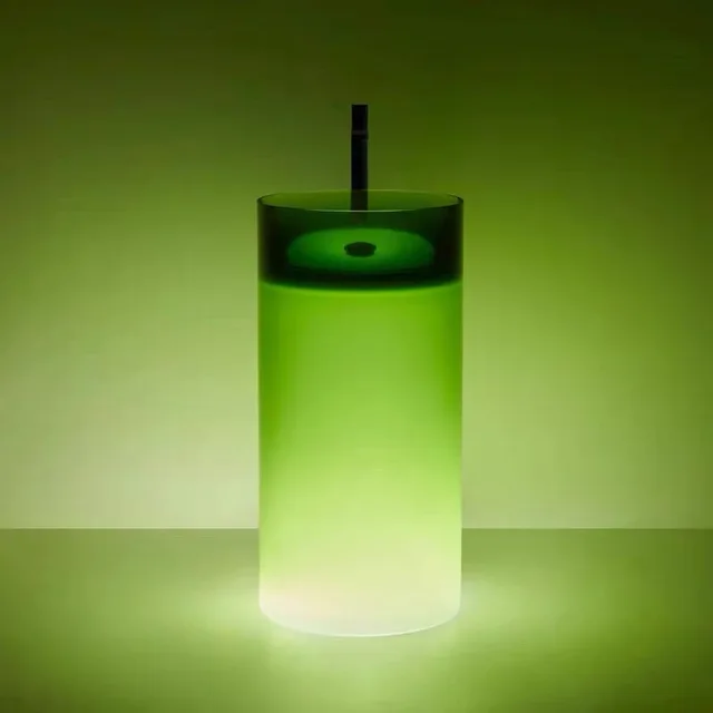 GN563TB อ่างล้างหน้าแบบวงกลมตั้งพื้นสีอะคริลิคแบบเรียบง่ายทันสมัย 2