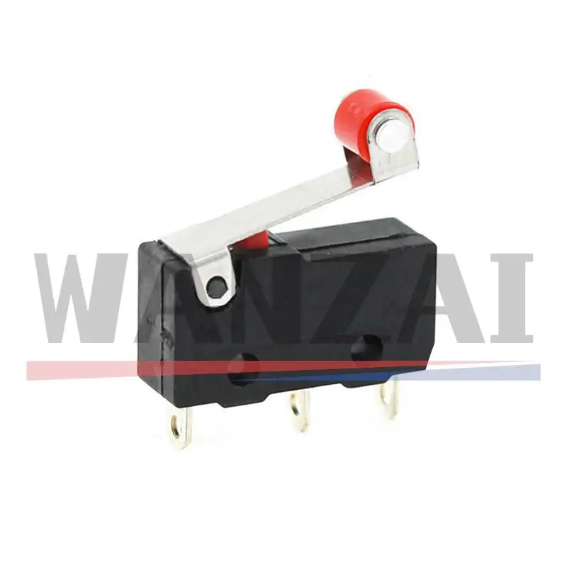 10 stücke Neue Micro Roller Lever Arm Schließer Nähe Grenze Schalter KW12-3 KW11-N