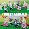 1/12 Forest Family Bunny Animal Football Sports Suit Doll House Accessories Miniature Furniture Basketball Toy For Girl Gift 2