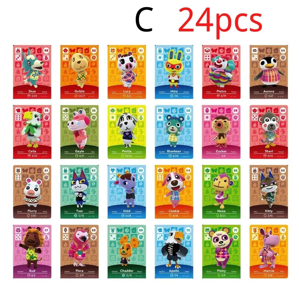 32 Pcs ACNH Compatible With Sanrio Animal Crossing New Horizons Amiibo Cards,  Series 1-4 NFC Mini Game Rare Character Villager Cards Compatible With |  islamiyyat.com