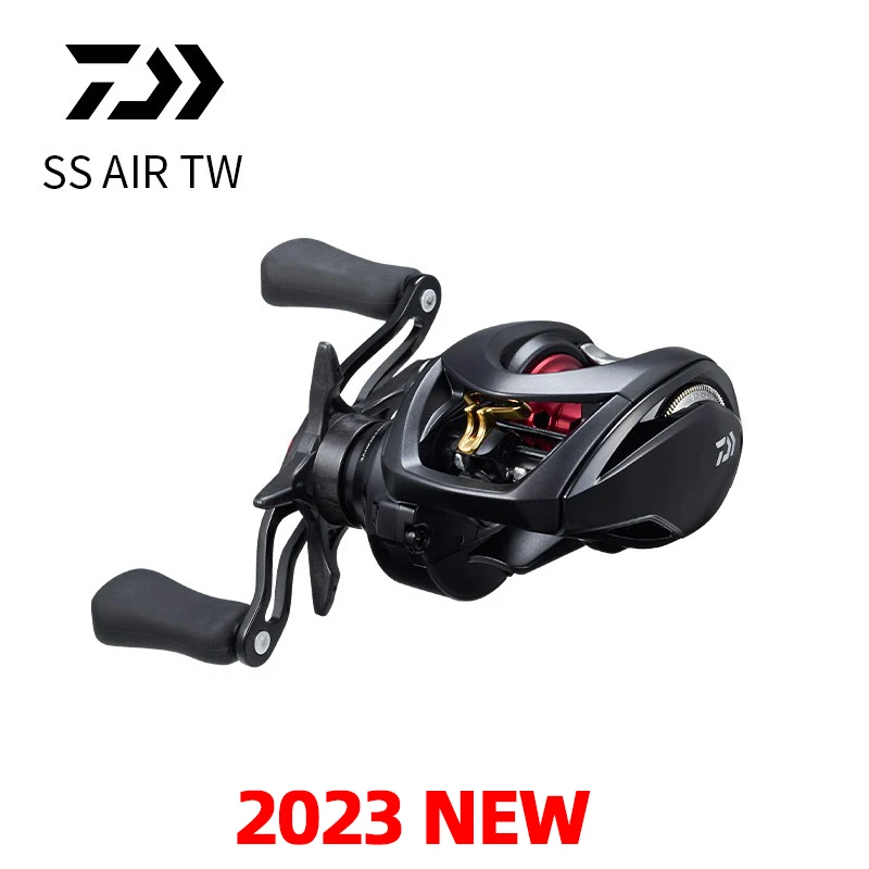 

2023 DAIWA SS AIR TW Fishing Baitcast Reel 8+1BB Drag 3.5KG Gear Ratio 8.5:1 Low Profile