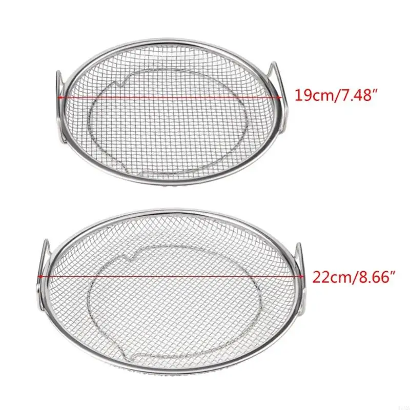 13MA Kitchen Chips Deep Fry Baskets Presentation Potato Chef Frying French Fries Stainless Steel Colanders Strainers