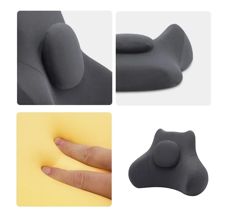 메모리 폼 등받이 쿠션, 자동차 운전자 요추 베개, 자동차 여행 베개, 인테리어 액세서리, 사무실 의자