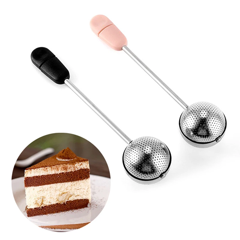 Powder Sugar Shaker Duster Sifter Dusting Wand For Sugar Flour Spices Powdered Sifter Baking Kitchen Tools Accessories,powder sugar shaker