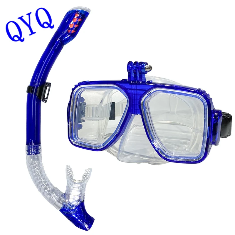 Diving Mask Sports Camera Mount Tempered Glass Silicone Mask Safe and Comfortable snorkeling diving mask,diving mask