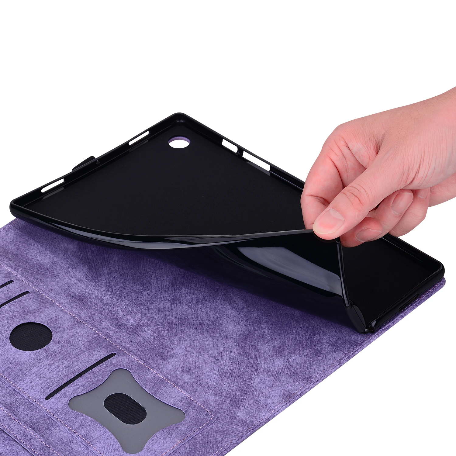 Sakula Cats Leather Case - Elegant Cat Design in Premium Leather