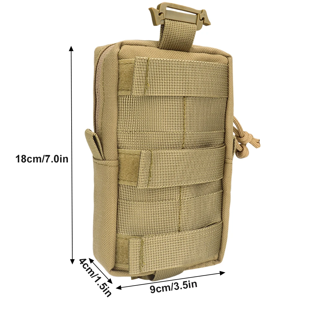 Tactical Phone Holster,Molle EDC Belt Organizer Molle Pouches Waterproof Waist Bag, Outdoor Hunting Camping Trekking Traveling 6